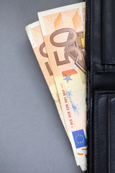 Dwa banknoty przez o wartości nominalnej 50 euro — Zdjęcie stockowe