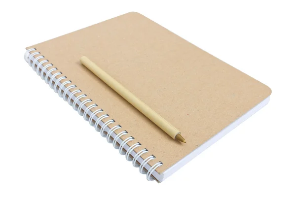 Notebook with pen Royalty Free Stock Images