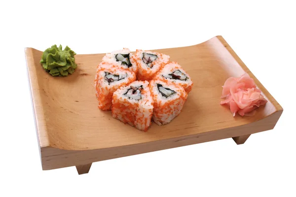 Havyar ile sushi set — Stok fotoğraf