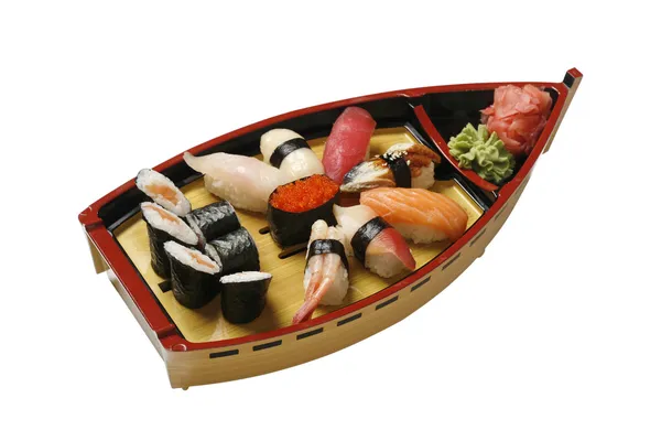 Set of sushi on white — Stock Photo, Image