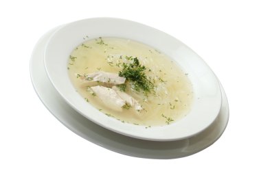 bir şehriye çorbası tavuk