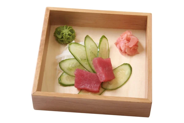 Набор суши со свежей мелодией — стоковое фото