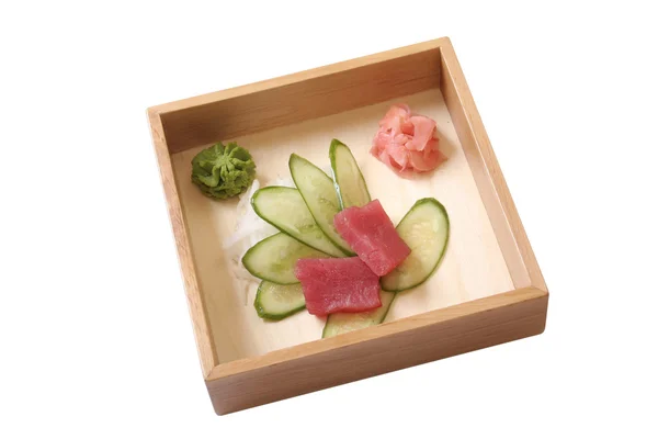 Set of sushi with fresh tune — Stock Photo, Image