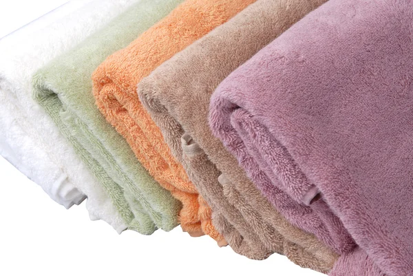 Coloured towels — Stock Photo, Image