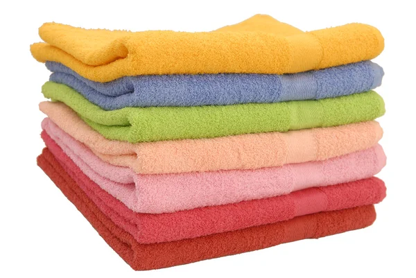 Χρωματιστές πετσέτες — Φωτογραφία Αρχείου