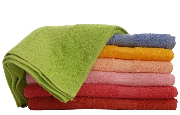 Coloured towels — Stock Photo, Image