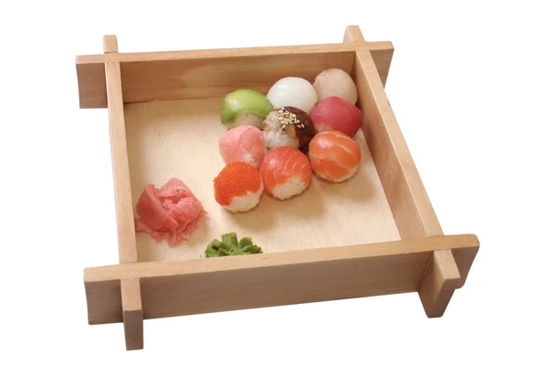 Sada sushi kulatý tvar — Stock fotografie