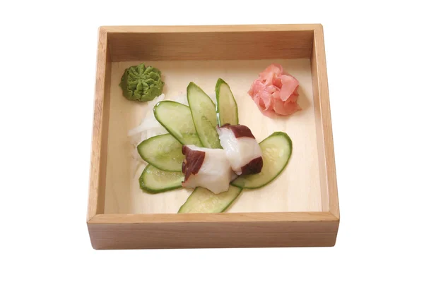 Ensemble de sushis avec pieuvre — Photo