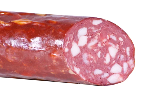 Fresh smoked sausage — Zdjęcie stockowe