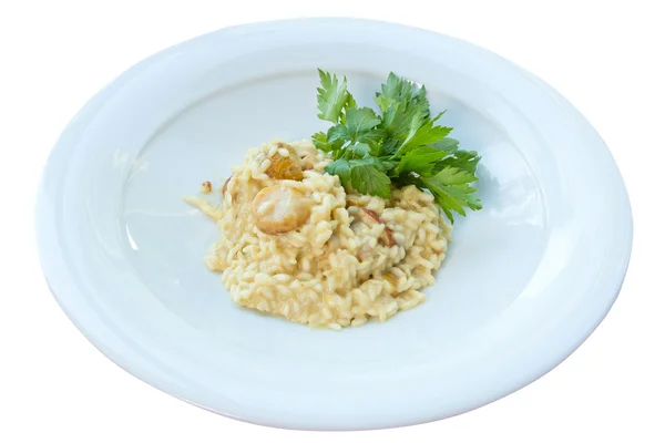 Mantarlı risotto — Stok fotoğraf