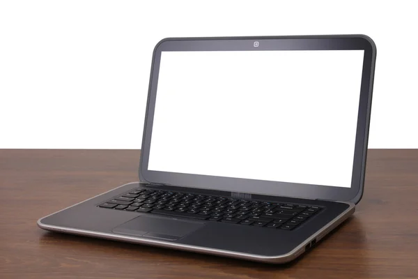 Laptop on table — Stock Photo, Image