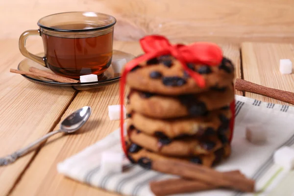 Galletas y té — Foto de Stock