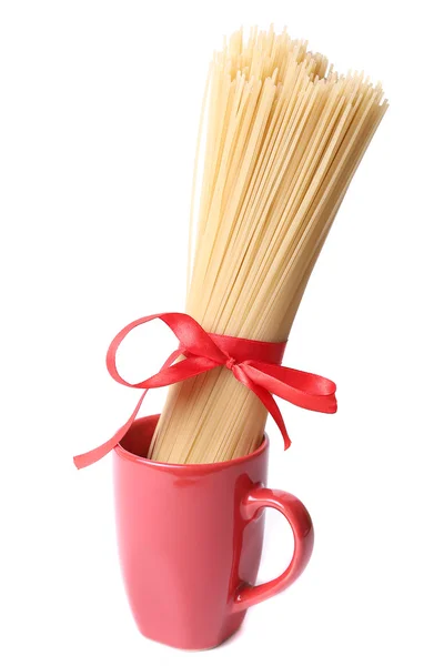 Syrové špagety — Stock fotografie