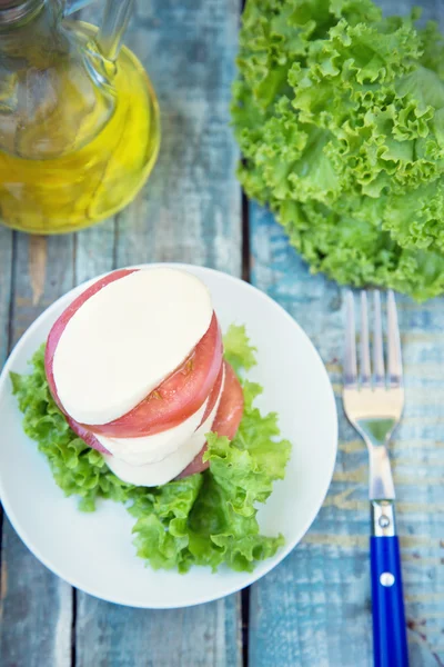 Salade à la mozzarella — Photo