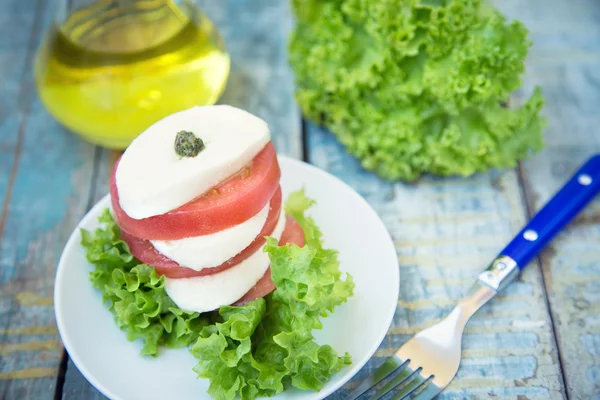 Salade à la mozzarella — Photo