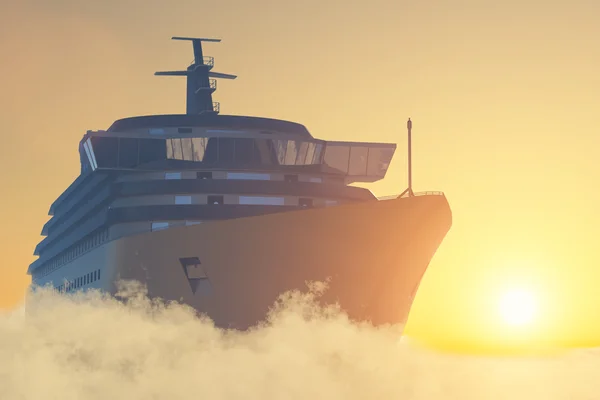 Ship in the clouds — Stock Photo, Image