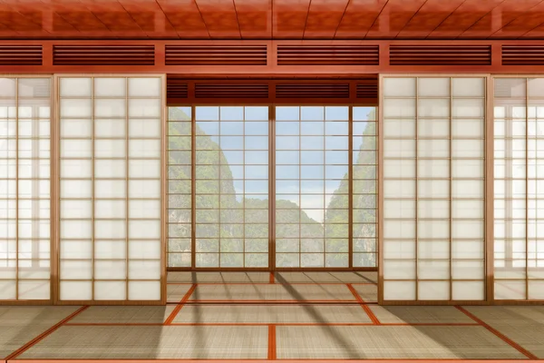 日式房间 — 图库照片