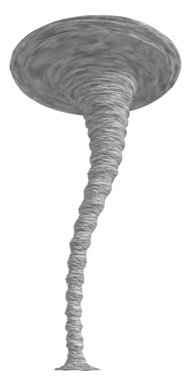 beyaz zemin üzerinde fırtına