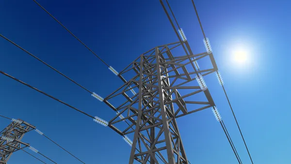 Power line — Stock Photo, Image