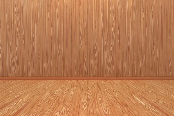 Empty wooden room — Stock Photo, Image