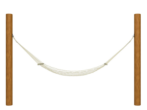Hammock on a white background