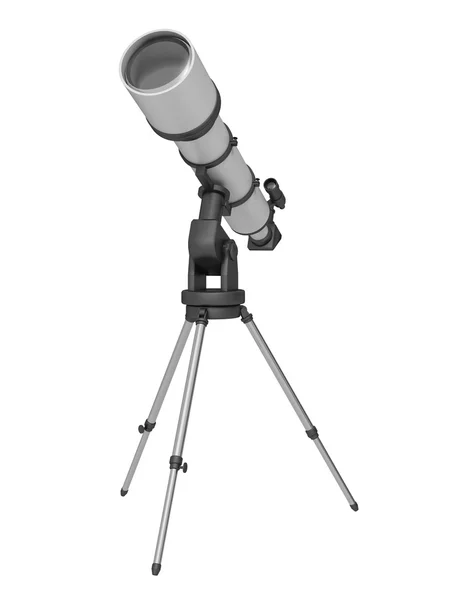 Telescope on a white background — Stock Photo, Image