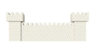 Beyaz bir arka planda duvar