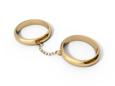 Alyanslar beyaz arkaplanda