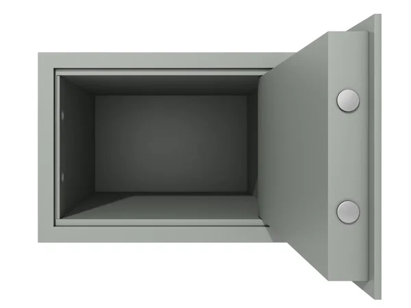 Open safe on a white background — Stock Photo, Image