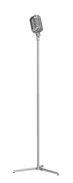 Microphone on a white background — Stock Photo, Image