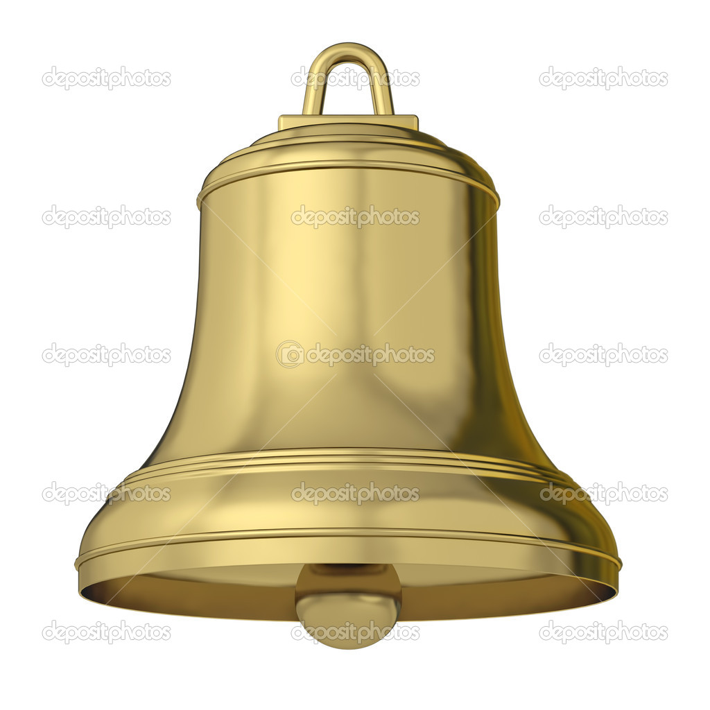 Bell on a white background