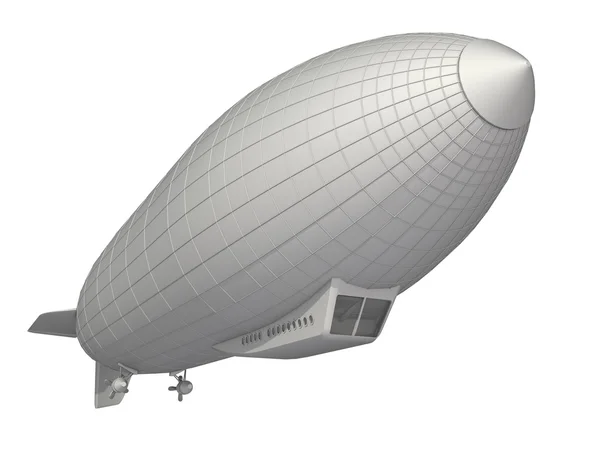 Airship on a white background — Stock Photo, Image