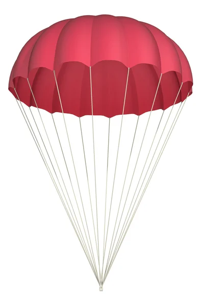 Paracaídas sobre fondo blanco — Foto de Stock