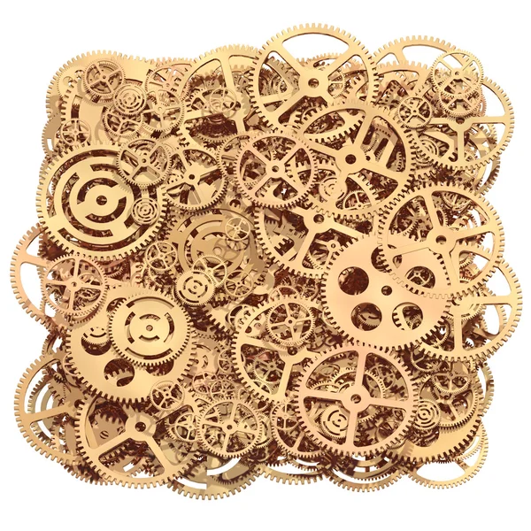 Gears on a white background — Stock Photo, Image
