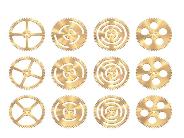 Gears on a white background — Stock Photo, Image