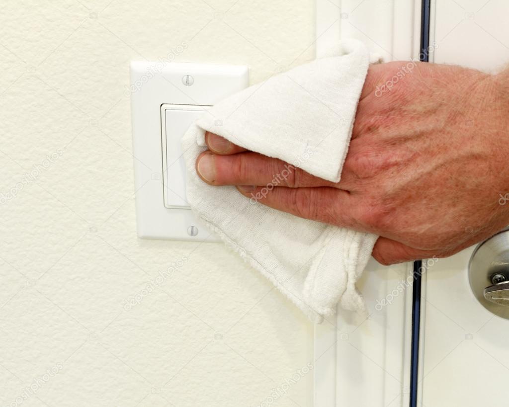 Cleaning a Light Switch