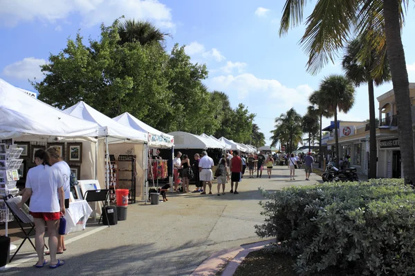 Lauderdale door de zee, florida ambachtelijke festival — Stockfoto