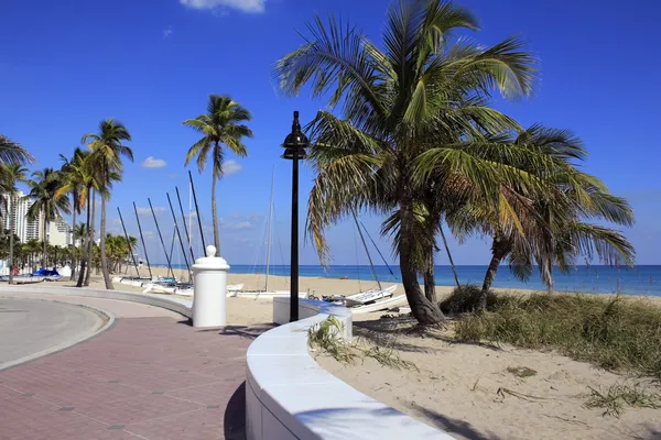 Fort Lauderdale Beach Park mit Blick nach Norden — Stockfoto