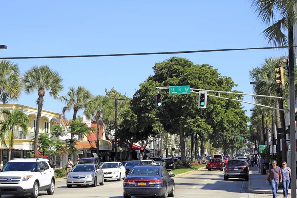 Beautiful Las Olas Boulevard — Stock Photo, Image