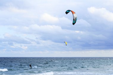 Two Kite Surfers