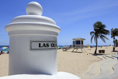 Las olas plaj işareti