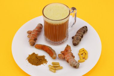 Different Ways to Consume Turmeric clipart