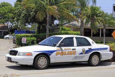 Wilton manors polis arabası