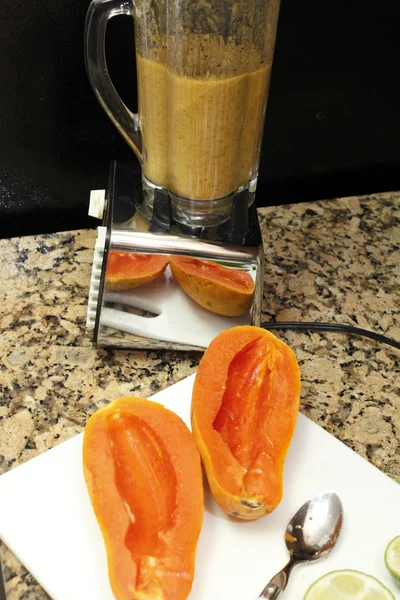 Semillas de papaya mezcladas — Foto de Stock