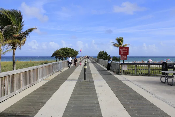 Fishing Pier at Pompano Beach Royalty Free Stock Images