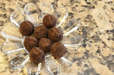 karamelli çikolata truffles