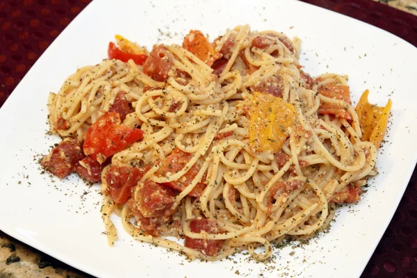 Spaghetti Dinner — Stock Photo, Image