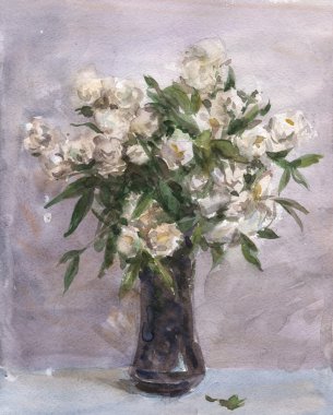 Vazodaki çiçekler.