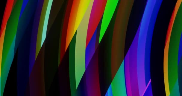 Loop Cycled Abstract Geometric Background Screensaver Animation Color Geometric Shapes — Stok video