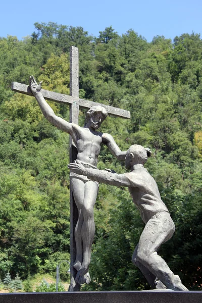 青铜十字架 — 图库照片